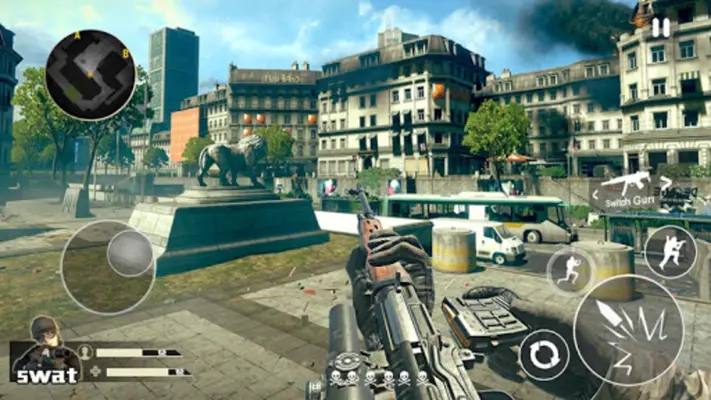 Traffic Sniper Shooter android App screenshot 0