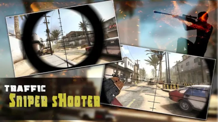 Traffic Sniper Shooter android App screenshot 1