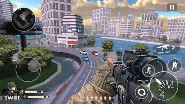 Traffic Sniper Shooter android App screenshot 4